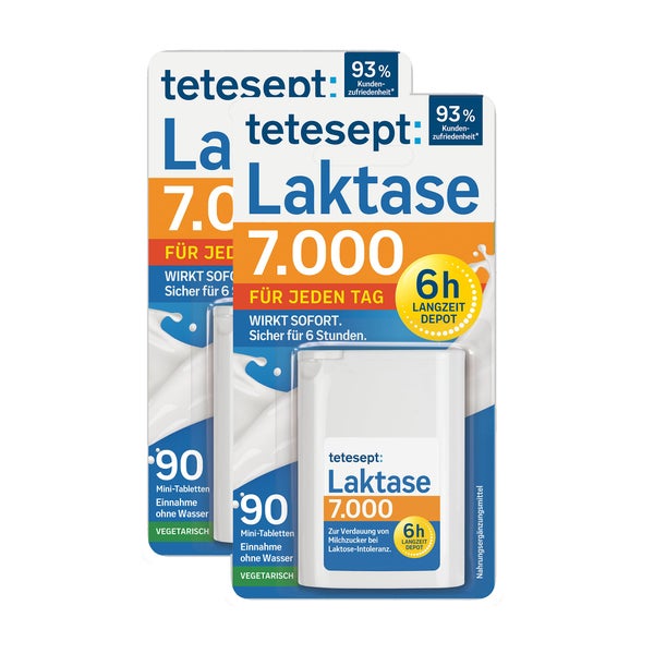 tetesept Laktase 7.000 Langzeit-Depot 2 St