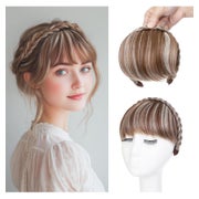Stirnband Pony Fransen Front Perücke Hellbraun Mix Blond Blo 1 St