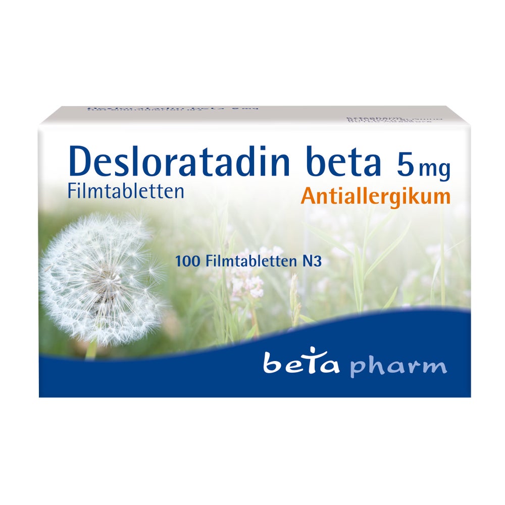 Desloratadin Beta 5 Mg Filmtabletten 100 St