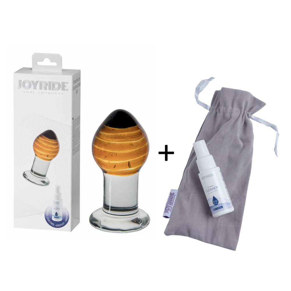 JOYRIDE - GlassiX Set - Hand gefertigter Glas-Dildo