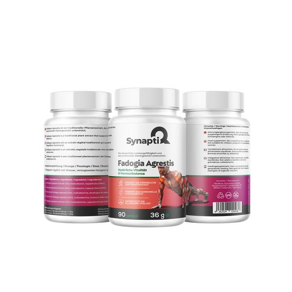 SynaptiQ® - Fadogia Agrestis – Natürliche Vitalität & Hormonbalance 32 g