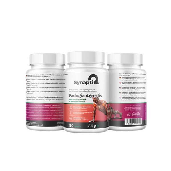 SynaptiQ® - Fadogia Agrestis – Natürliche Vitalität & Hormonbalance 32 g