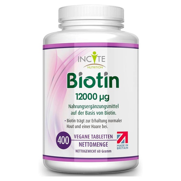 Incite Nutrition Biotin 400 St