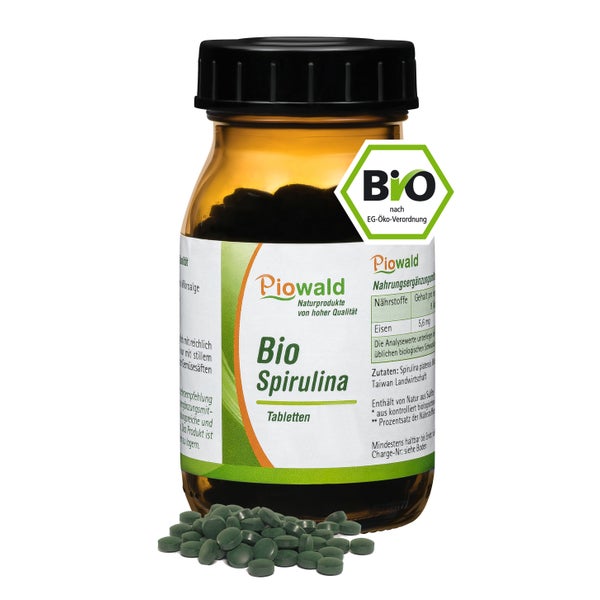 Piowald BIO Spirulina Tabletten 80 g