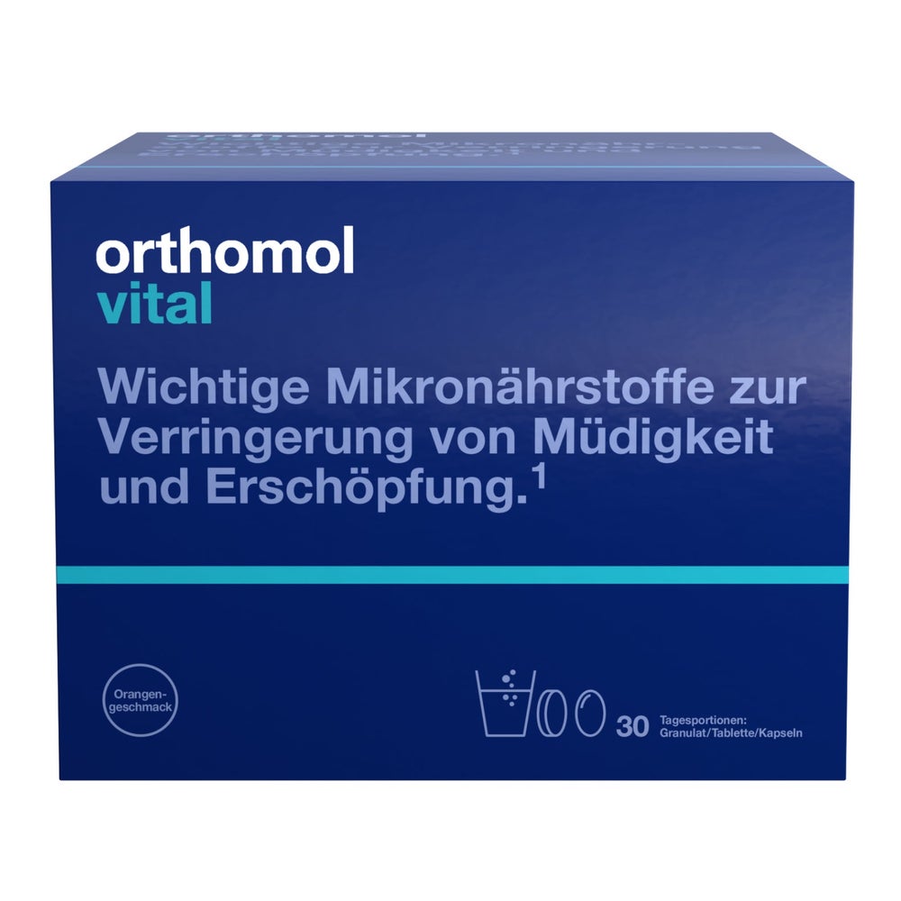 Orthomol Vital Granulat/Tabletten/Kapseln Orange 30 St