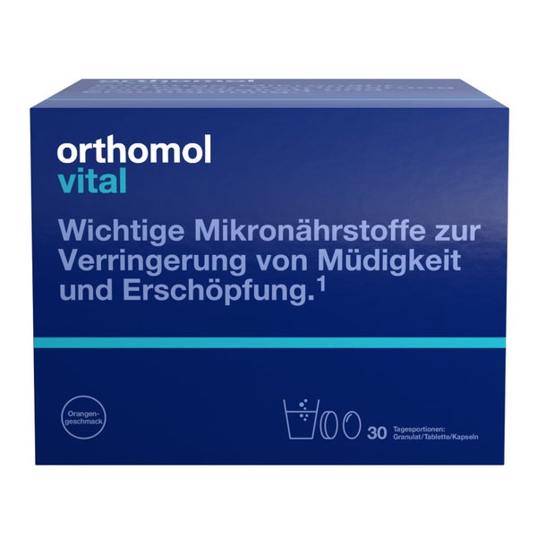 Orthomol Vital Granulat/Tabletten/Kapseln Orange 30 St