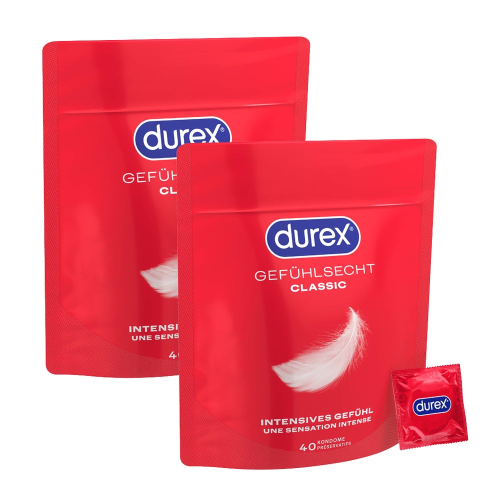 DUREX Gefühlsecht hauchzarte Kondome 2X40 St