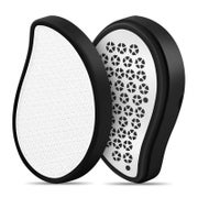 AOGOE Nano Glas Hornhautentferner & Haarentferner 2in1, Schwarz