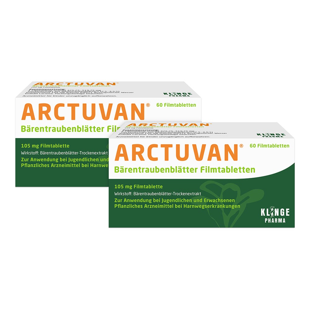 ARCTUVAN® Bärentraubenblätter Doppelpack 2X60 St