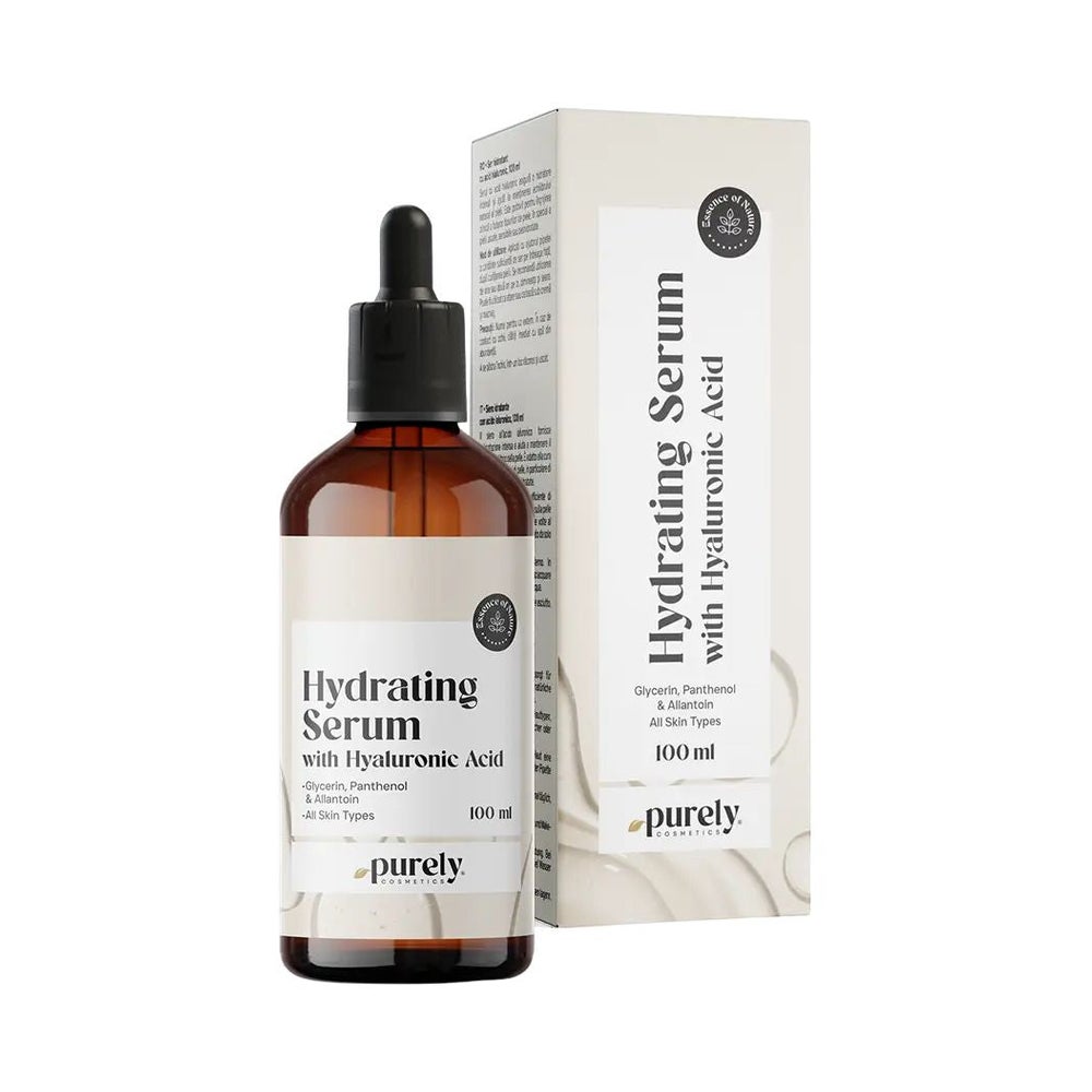 Purely Cosmetics Feuchtigkeitsspendendes Serum mit Hyaluronsäure 100 ml