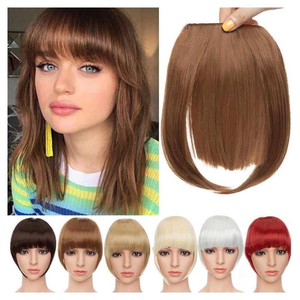 Clip in Extensions Pony Haarteil Clips Kunsthaar Echthaar he 1 St