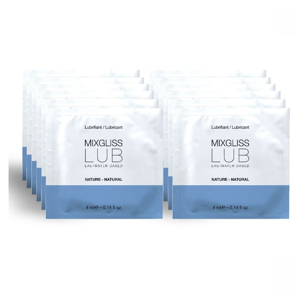 Mixgliss - Natürliches Gleitgel auf Wasserbasis 12 Einzeldosis 48 ml