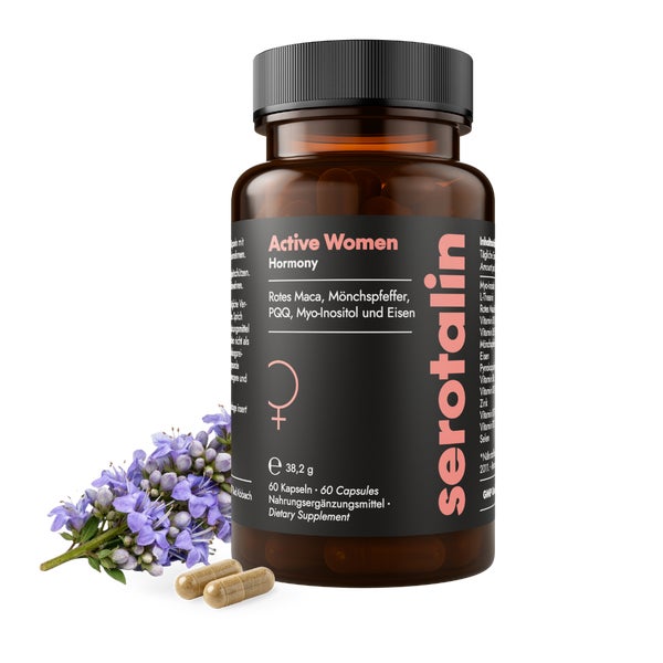 serotalin Active Women Hormony: Myo-Inositol & Maca. Vegan. 32,8 g