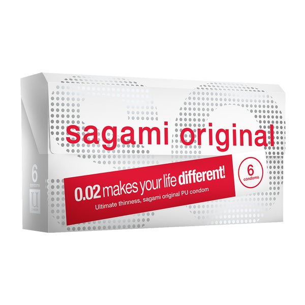 Original 0.02 latexfrei ultradünn 6 Kondome (6 Kondome) 6 St