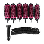 6er Set Keramik Lonic Runde Haarbürste Barrel Friseur Stylin 1 St