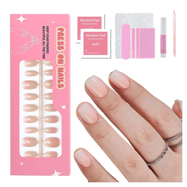 Falsche Nägel Tips Set 30 Stück PressOn Gelkleber Fullcover 1 St