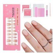 Falsche Nägel Tips Set 30 Stück PressOn Gelkleber Fullcover 1 St