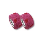 Produktabbildung: LisaCare Fingerpflaster 2,5cm x 4,5m - 2er Herzen Rosa 2 St