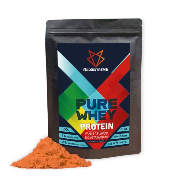 RedExtreme Proteinpulver Vanille Astaxanthin 500 g