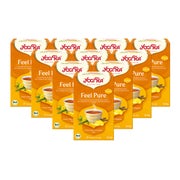 Yogi Tea - Feel Pure mit Zitrone Bio Kräutertee | 10 x 30,6g 10x17 St