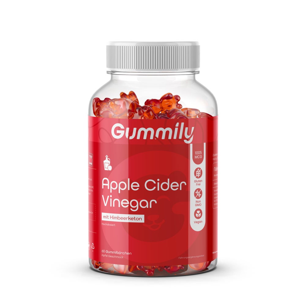 Apfelessig + Himbeerketon Vegan Zuckerfrei Vital 60 St