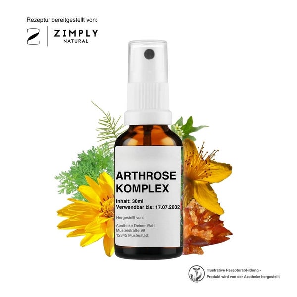 Zimply Natural ARTHROSE KOMPLEX - Pflanzbasierte Rezeptur 30 ml