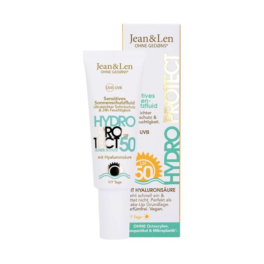 Jean & Len Sensitiv Sonnenschutzfluid LSF 50 50 ml