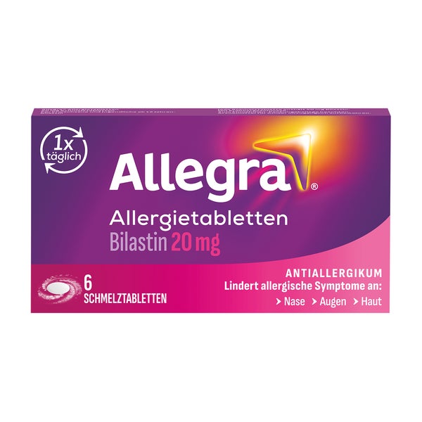 Allegra Schmelztabletten 6 St