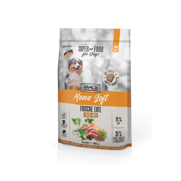 MAC's DOG - Mono Soft Frische Ente 0,3 kg