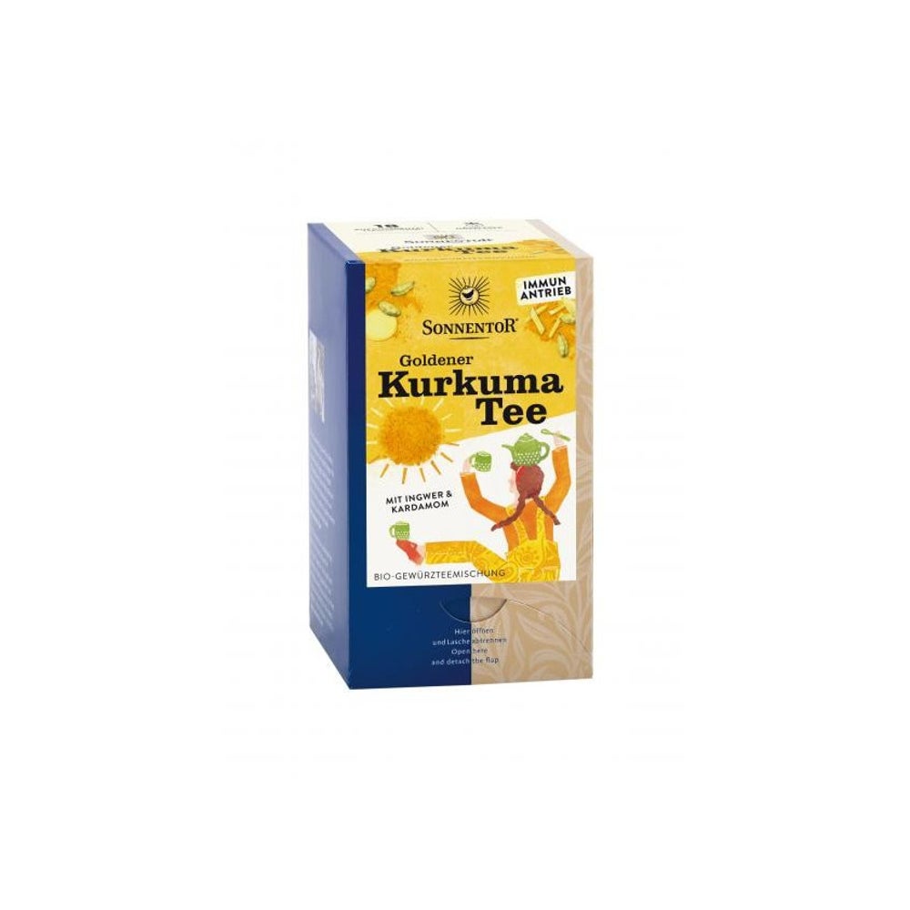 Sonnentor Goldener Kurkuma Gewürztee Bio 18 St