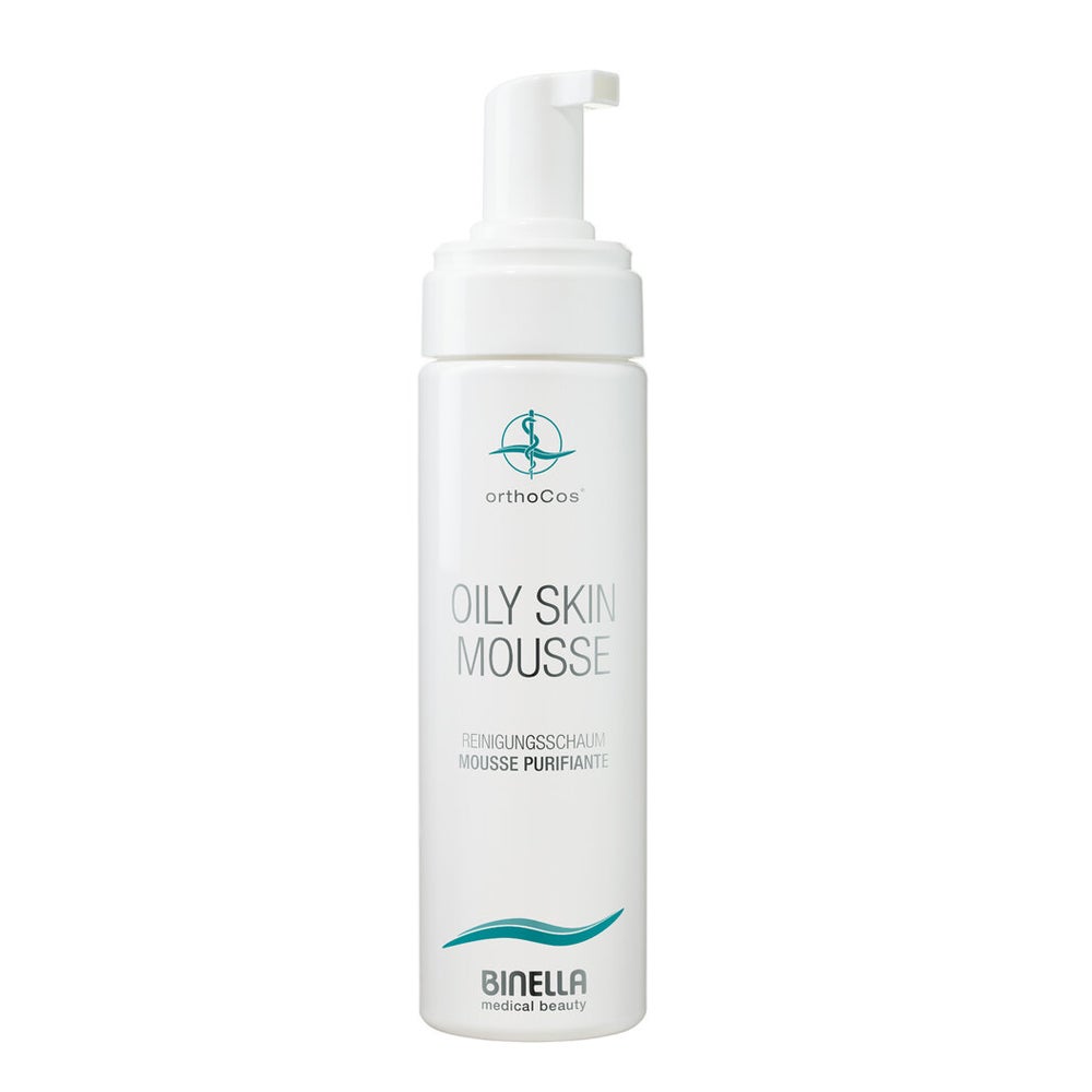 Binella Mousse Oily Skin - antibakterieller Reinigungsschaum für fettige und großporiger Haut /Akne 200 ml