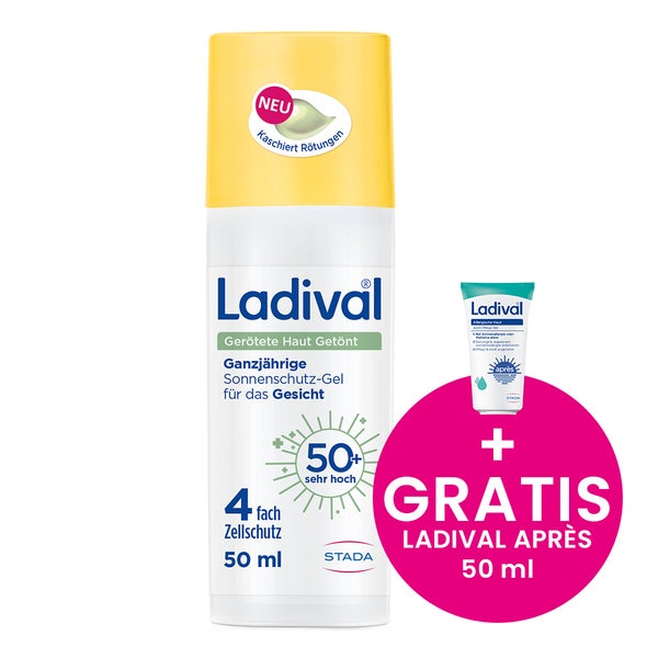 Ladival Gerötete Haut Getönt Sonnenschutz-Gel LSF50+ 50ml 50 ml