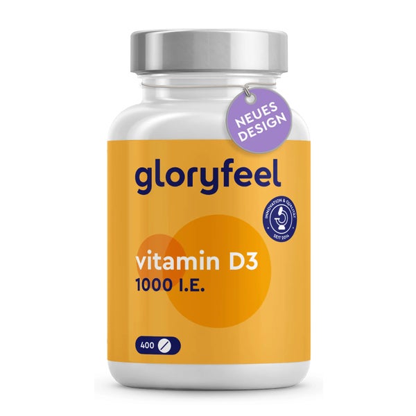 gloryfeel® Vitamin D3 - 1.000 I.E. 400 St