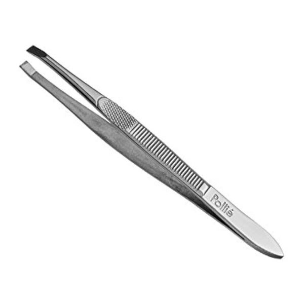 Eurostil Chrom gerade Spitze Pinzette 9Cm 1Un