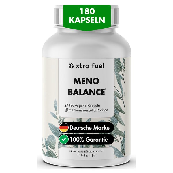 XTRA FUEL Menopause Kapseln - Wechseljahre Yams Komplex 180 St