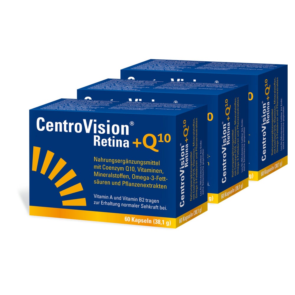 Centrovision Retina+q10 Kapseln 180 St