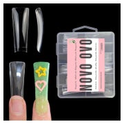 Nagelspitzen Ente halbe Abdeckung Gel Extra Long duck nails 1 St