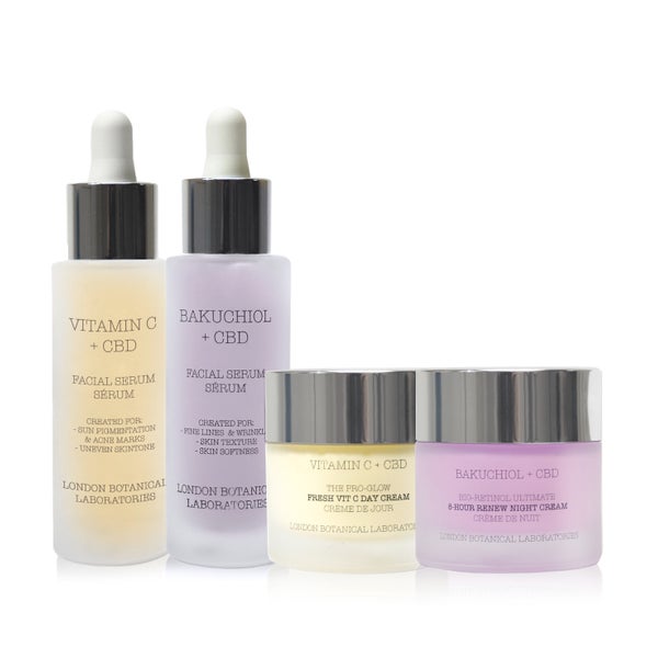 Cbd  Anti-Aging Gesichtspflege Set Tag & Nacht 125 ml