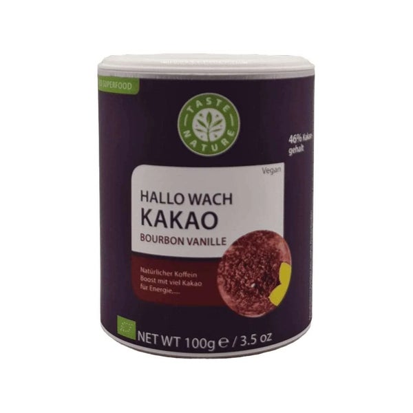 Taste Nature Bio Hallo Wach! Kakao Boubon Vanille 100 g