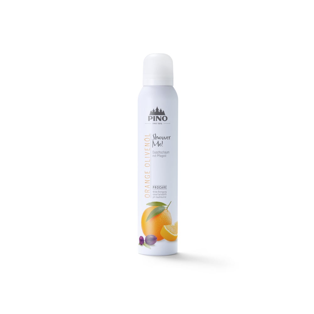 Pino Shower Me Duschschaum Orange Olivenöl 200 ml 200 ml