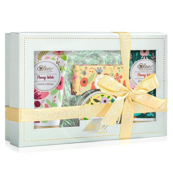 Body Earth Love Handcreme Geschenkset 4er Pack Mini Rosen Ha 1 St