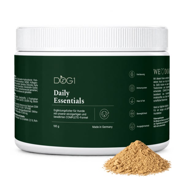 DOG1 Daily Essentials Pulver für Hunde 195 g