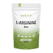 nutri+ L-Arginin Base Pulver- hochdosierte Aminosäure - 500g 500 g