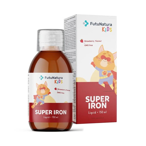FutuNatura Super Iron: Eisen + B-Vitamine für Kinder 150 ml