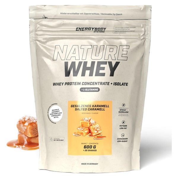 Energybody Systems Nature Whey Protein Gesalzenes Karamell 600 g Beutel 600 g