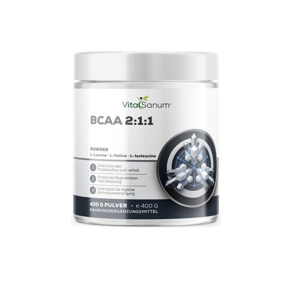 VitaSanum® BCAA 2:1:1 Powder – 10.000 mg BCAA pro Tagesportion (10 g)