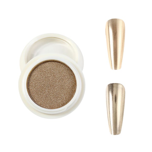 Chrome Powder - Light Gold - Smukke Chrome Negle