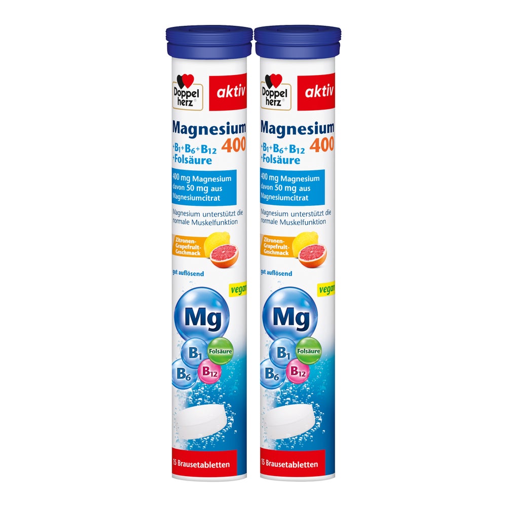 Doppelherz® aktiv Magnesium 400 Doppelpack 2X15 St