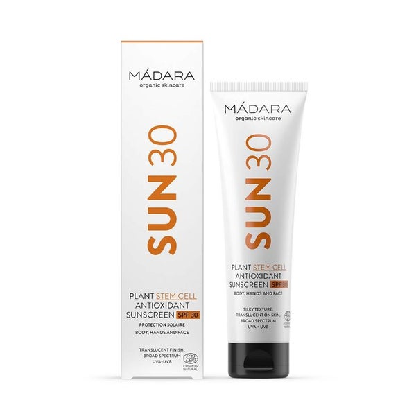 MÁDARA Organic Skincare | Plant Stem Cell Antioxidant Body Sunscreen SPF30 100 ml