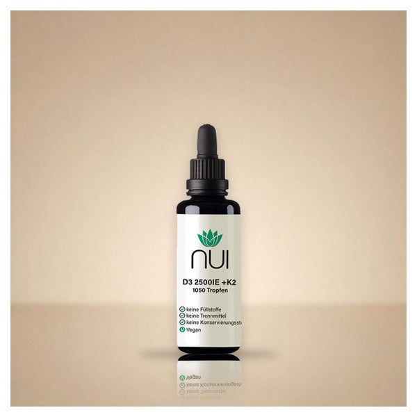 NUI Vitamin D3 + K2 2.500 IE, 30 ml Tropfen 30 ml